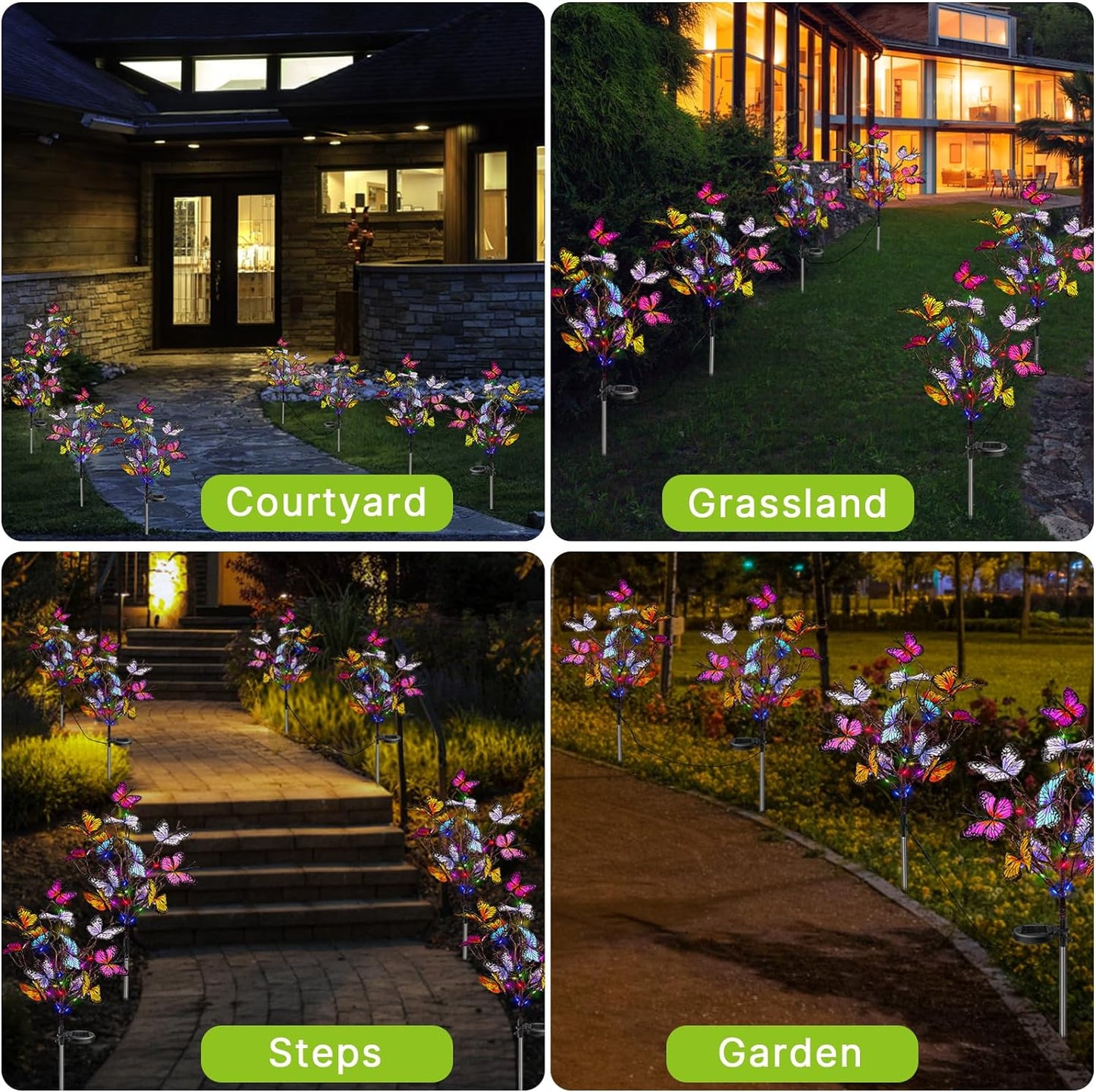 Last Day 49% OFF 🦋Solar Outdoor Butterfly Lights💐