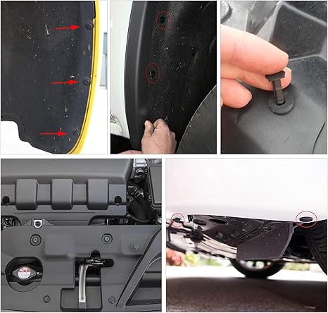 100 PCS Car Clip Retainer Auto Fasteners Push Trim Bumper Plastic Rivets Clips Kit