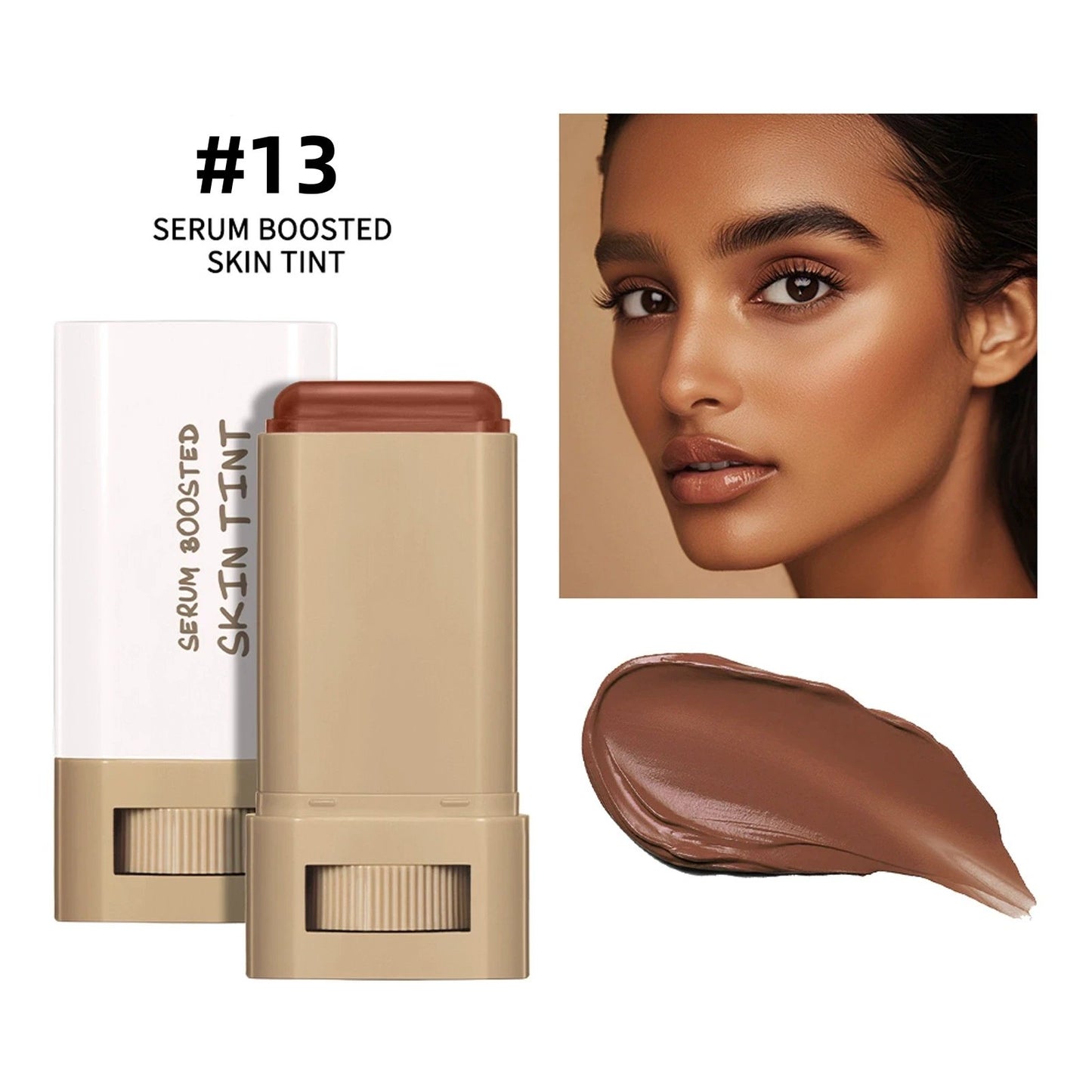 🔥🔥Foundation Stick Beauty Balm Serum Boosted Skin Tint🎁Free Concealer Brush