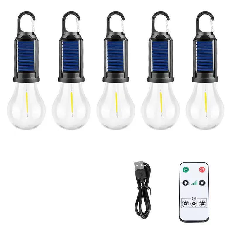 Solar Rechargeable Hooked Camping Light