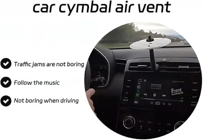 ๐ถ Make Your Driving More Fun ๐ - Car Crash Cymbal Air Vent ๐