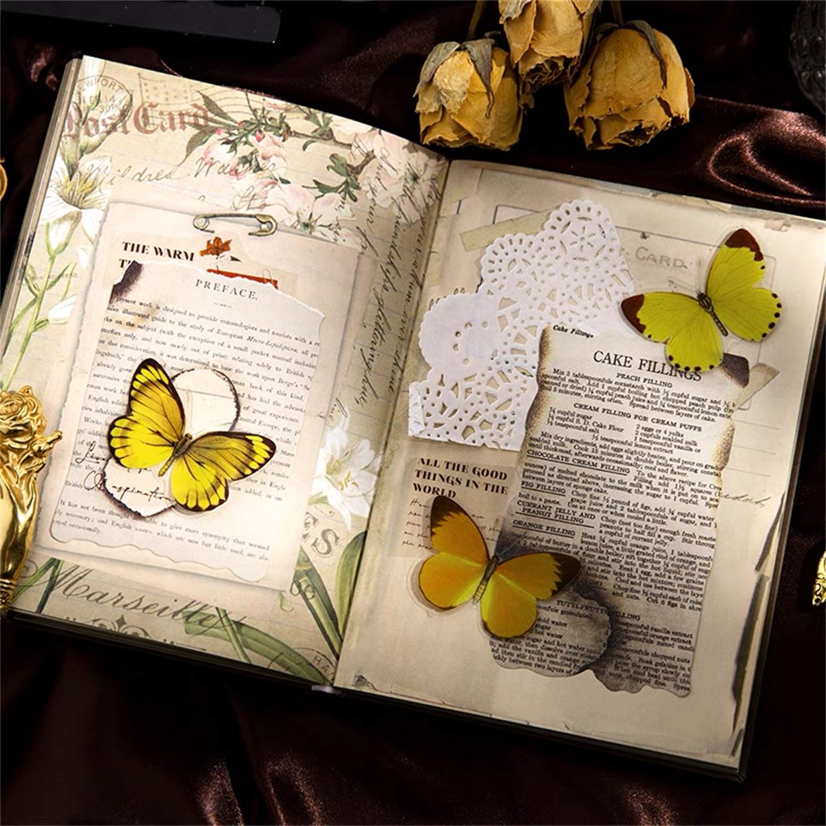 📖Vintage Style Material Paper Book