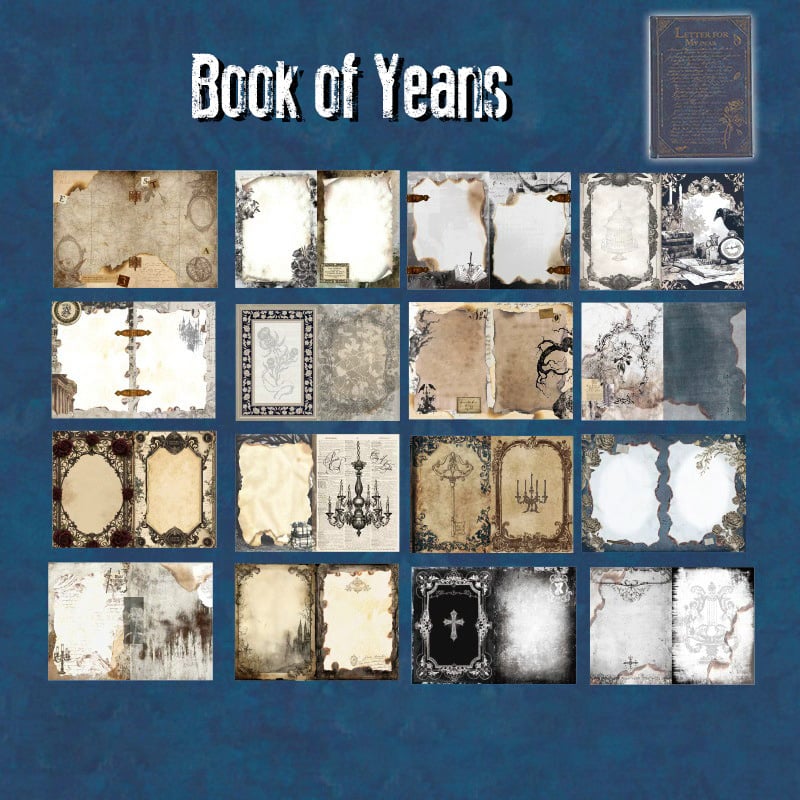 📖Vintage Style Material Paper Book