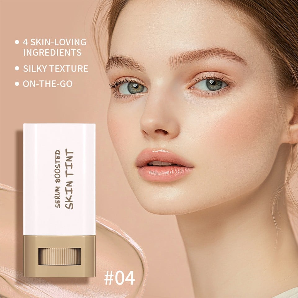 🔥🔥Foundation Stick Beauty Balm Serum Boosted Skin Tint🎁Free Concealer Brush