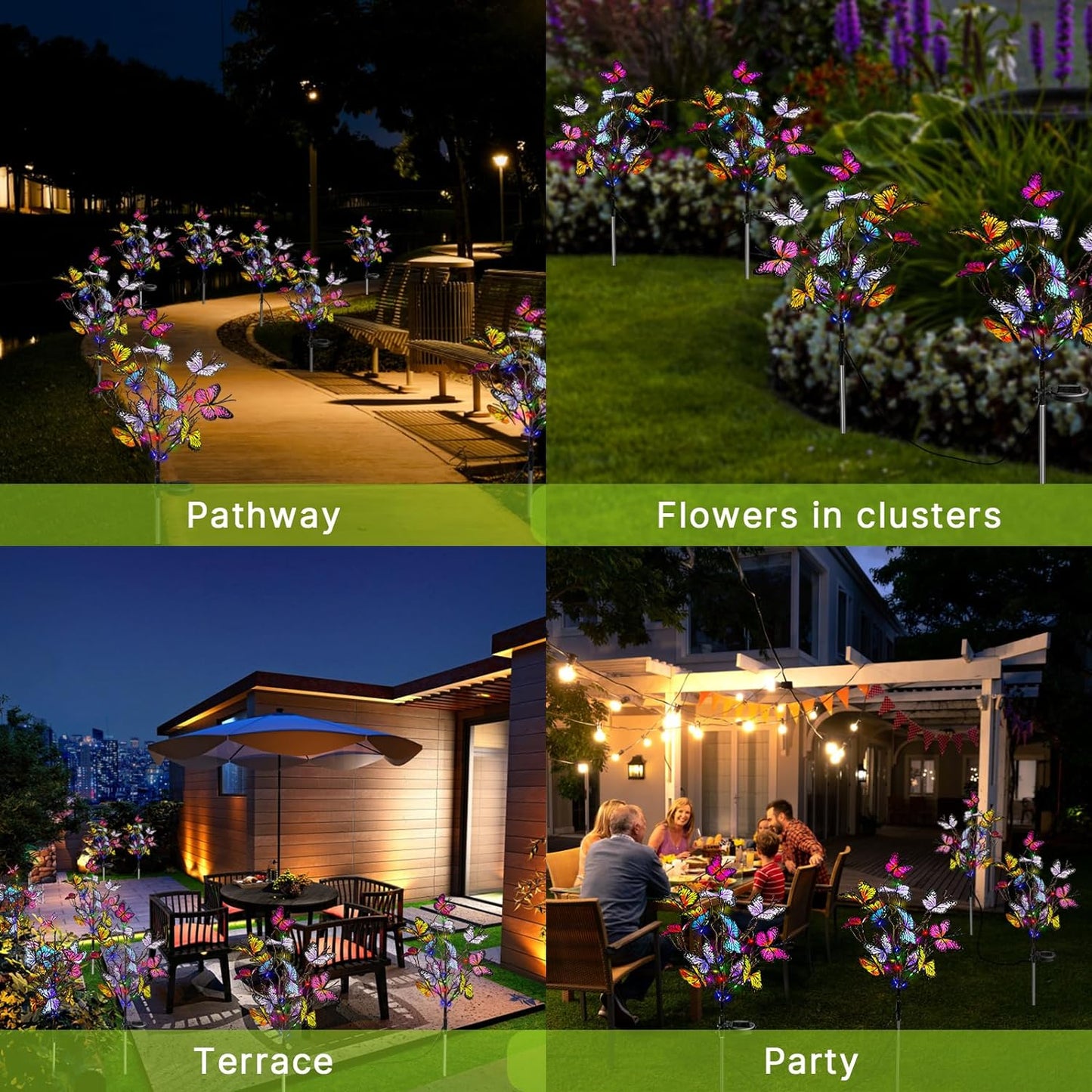 Last Day 49% OFF 🦋Solar Outdoor Butterfly Lights💐