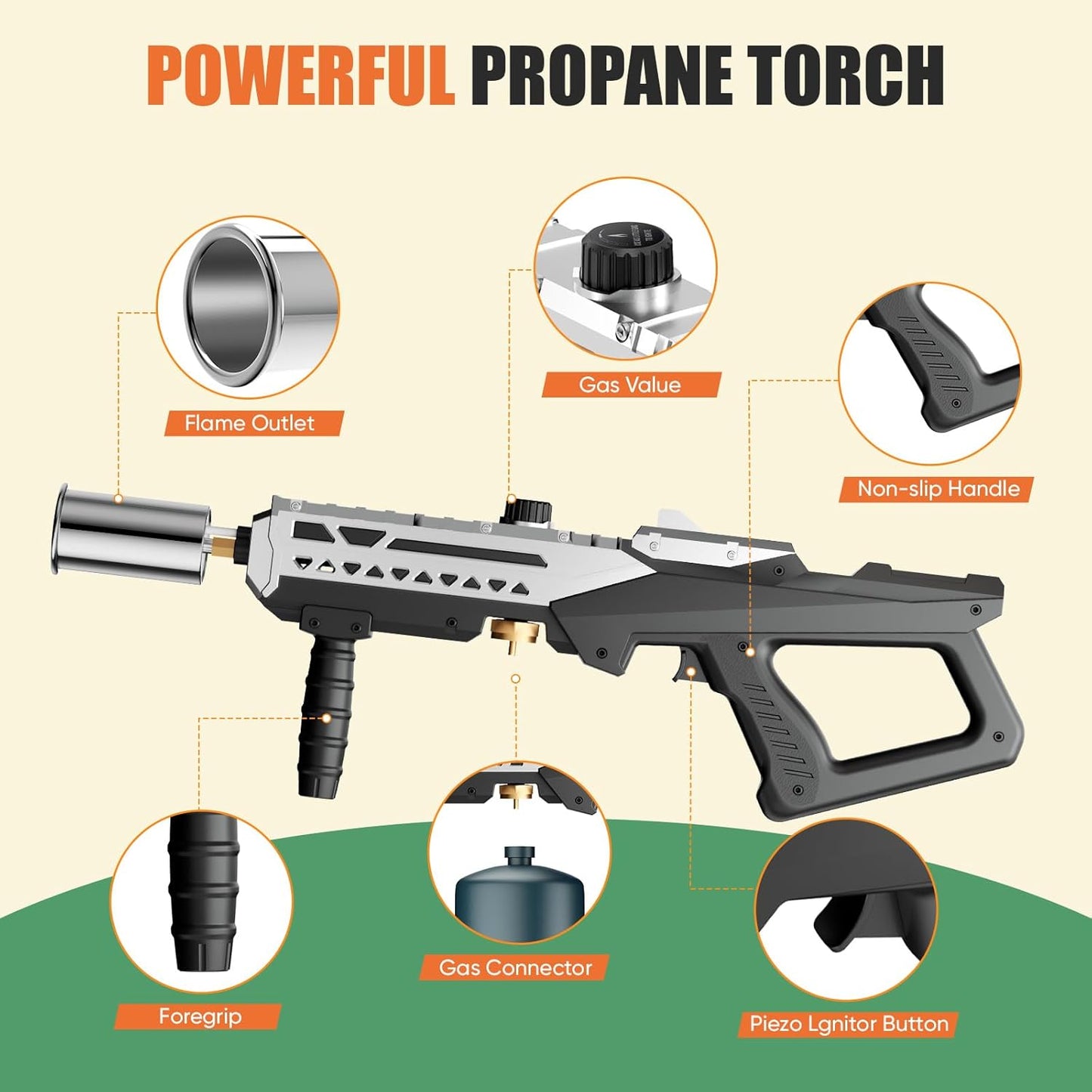 Powerful Propane Torch Gun