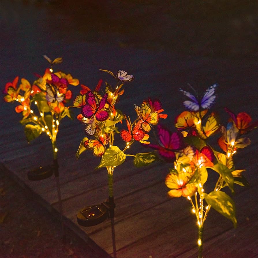 Last Day 49% OFF 🦋Solar Outdoor Butterfly Lights💐