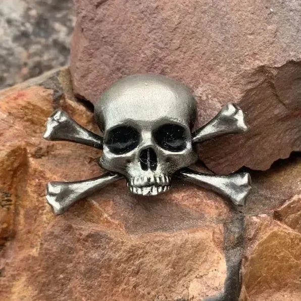 💀Buy 2 Get Free Shipping - 🔥Vintage Gothic Skull Brooch,,