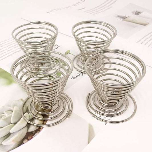 ✨🥚Hot Sales 49%OFF - Stainless Steel Spring Wire Egg Cup Holder