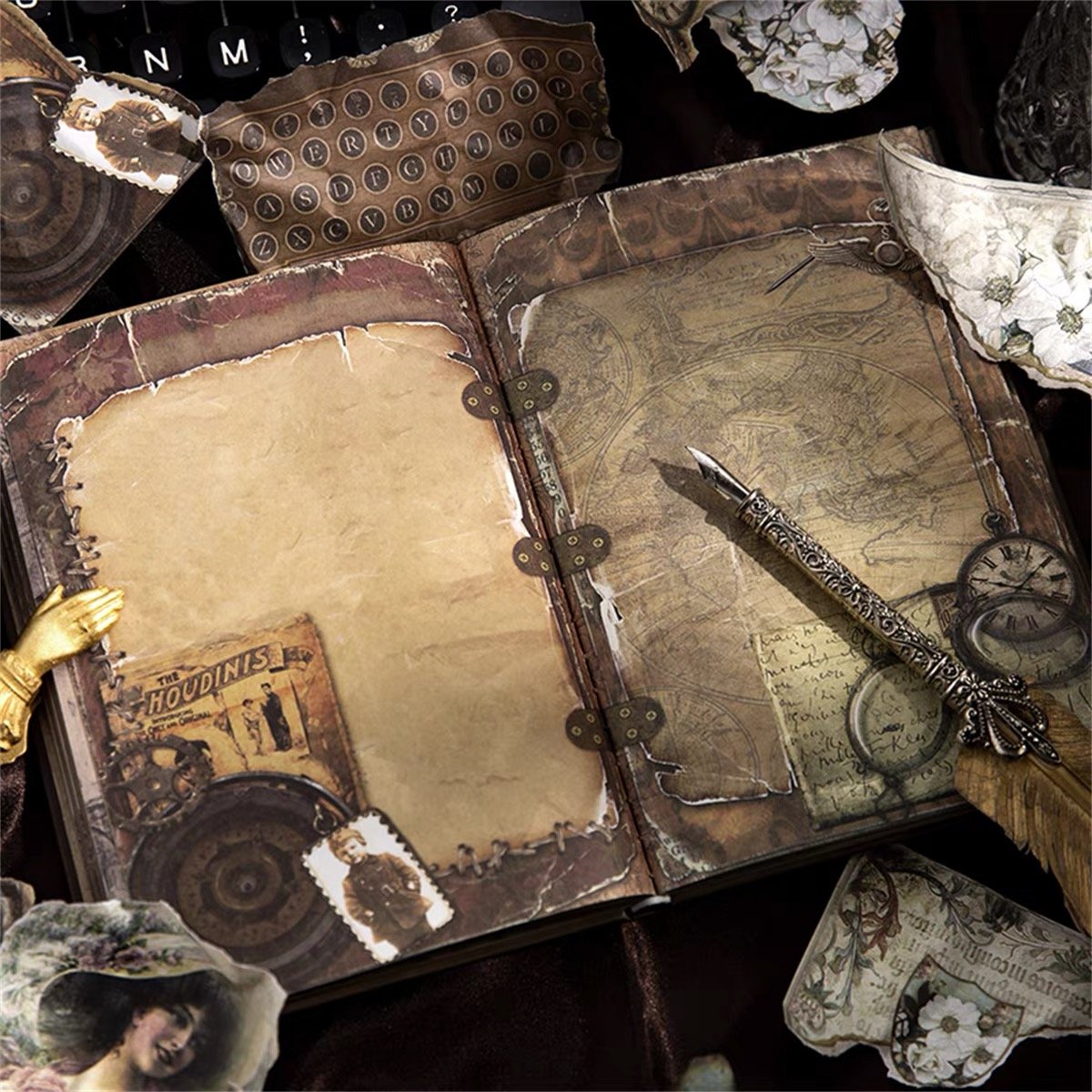 📖Vintage Style Material Paper Book