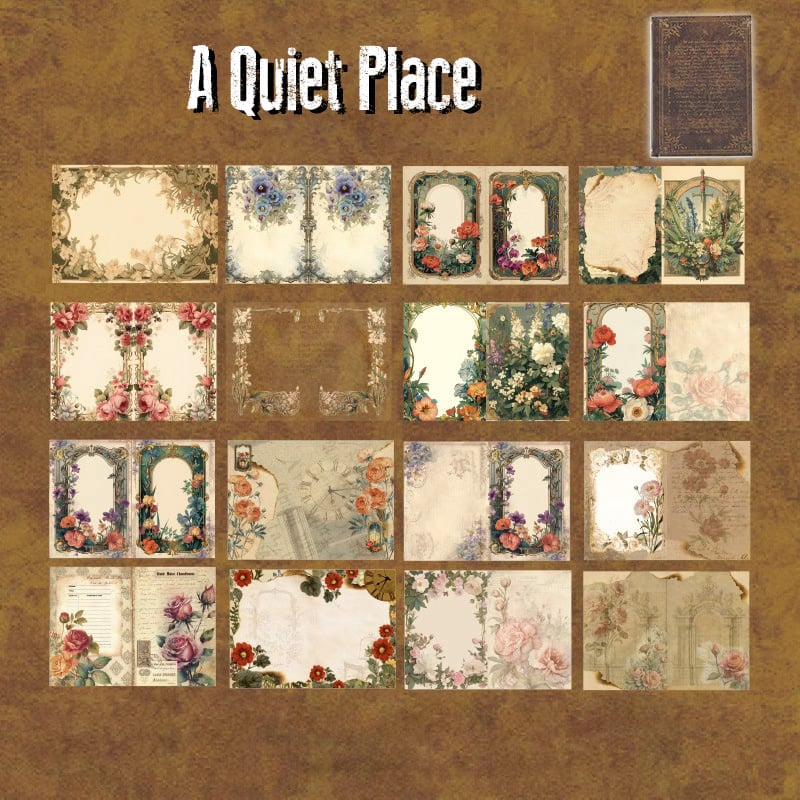 📖Vintage Style Material Paper Book