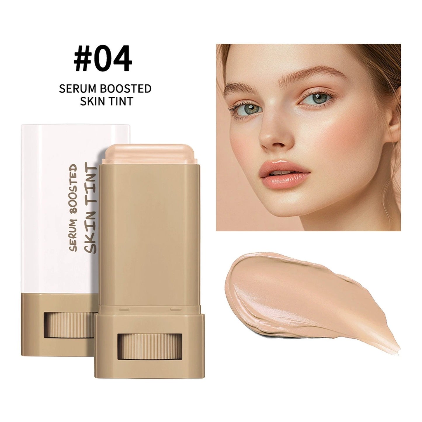 🔥🔥Foundation Stick Beauty Balm Serum Boosted Skin Tint🎁Free Concealer Brush