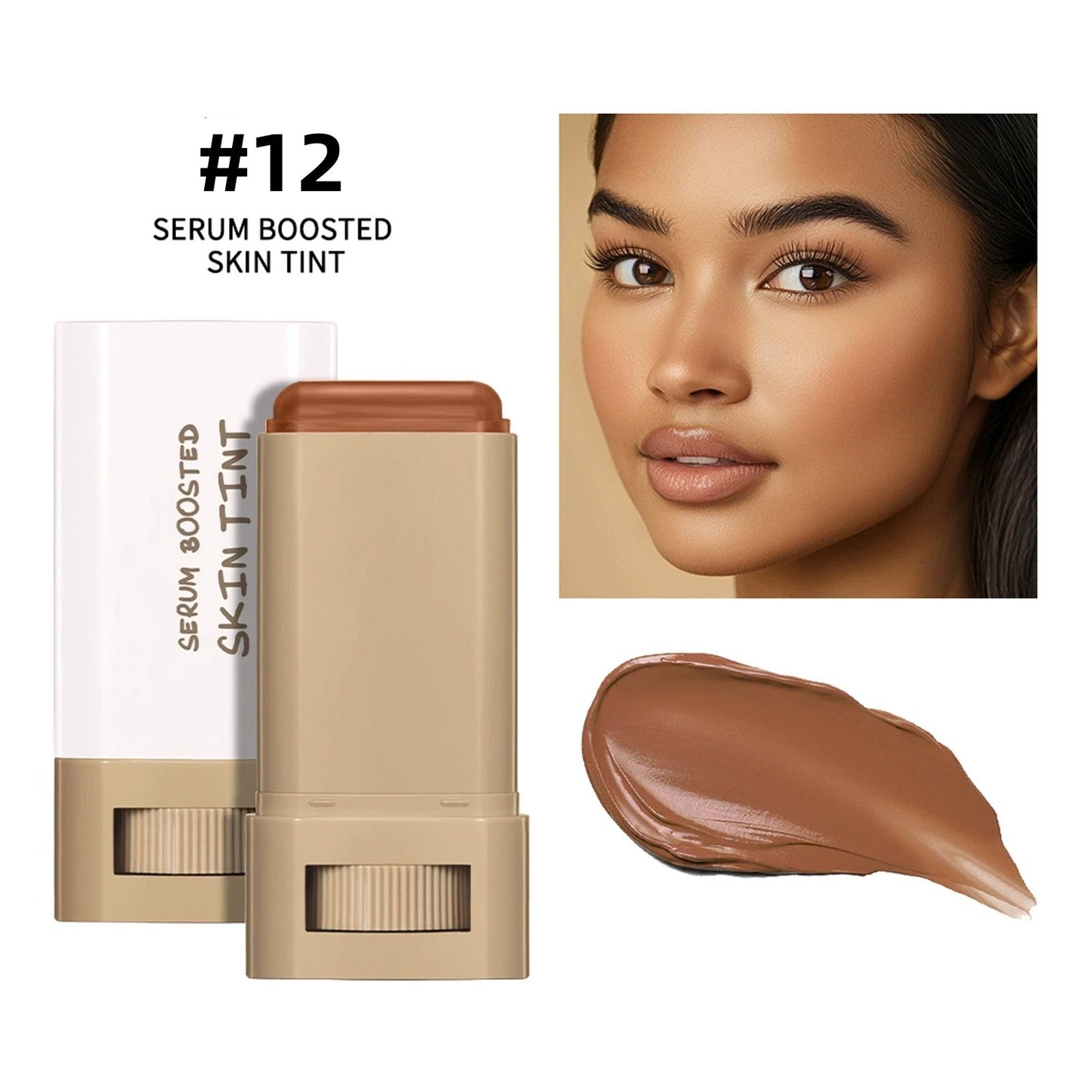🔥🔥Foundation Stick Beauty Balm Serum Boosted Skin Tint🎁Free Concealer Brush