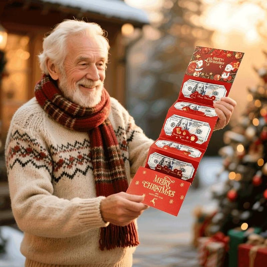 🎄 Christmas Cash Gift Envelope - Surprise Christmas Wallet