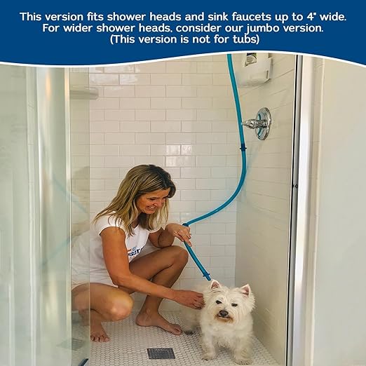 Shower & Sink Hose - Slip-On Hose for shower wall rinsing and more.