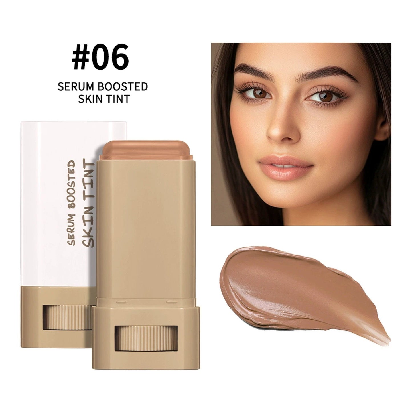 🔥🔥Foundation Stick Beauty Balm Serum Boosted Skin Tint🎁Free Concealer Brush