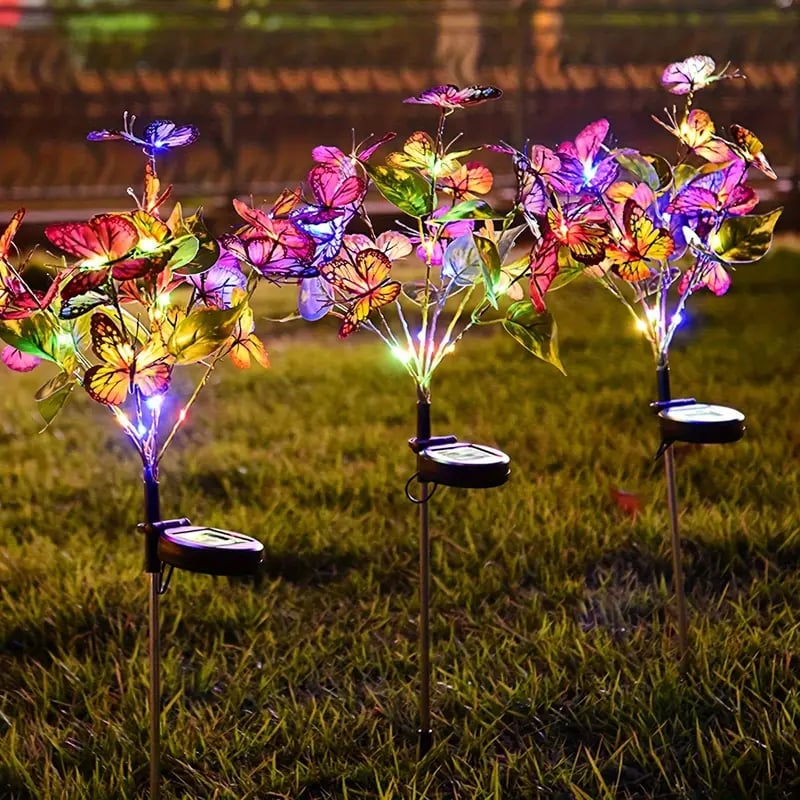 Last Day 49% OFF 🦋Solar Outdoor Butterfly Lights💐
