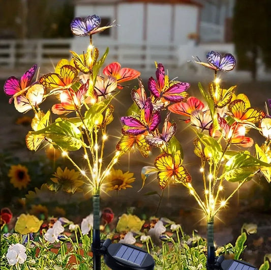 Last Day 49% OFF 🦋Solar Outdoor Butterfly Lights💐