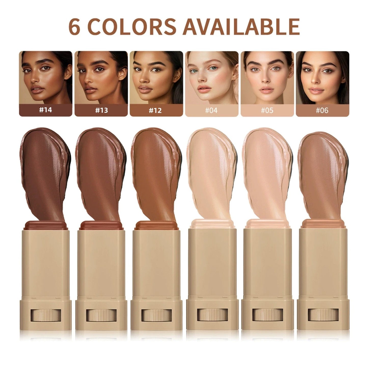 🔥🔥Foundation Stick Beauty Balm Serum Boosted Skin Tint🎁Free Concealer Brush