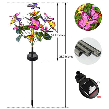 Last Day 49% OFF 🦋Solar Outdoor Butterfly Lights💐
