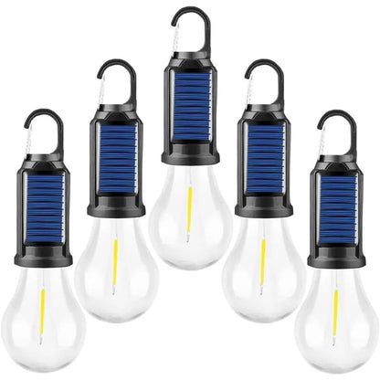 Solar Rechargeable Hooked Camping Light